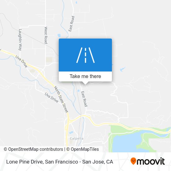 Mapa de Lone Pine Drive
