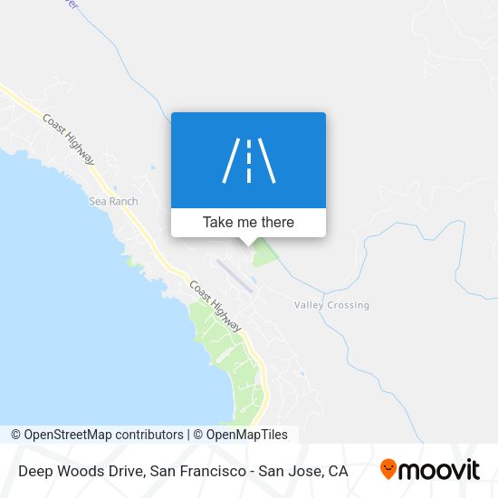 Mapa de Deep Woods Drive