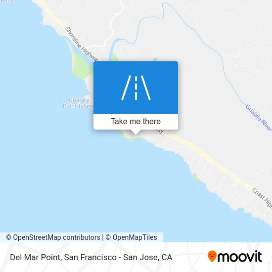 Del Mar Point map