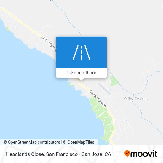 Mapa de Headlands Close