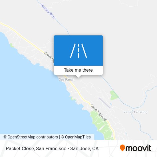 Packet Close map