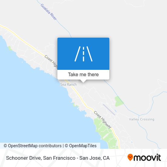 Mapa de Schooner Drive