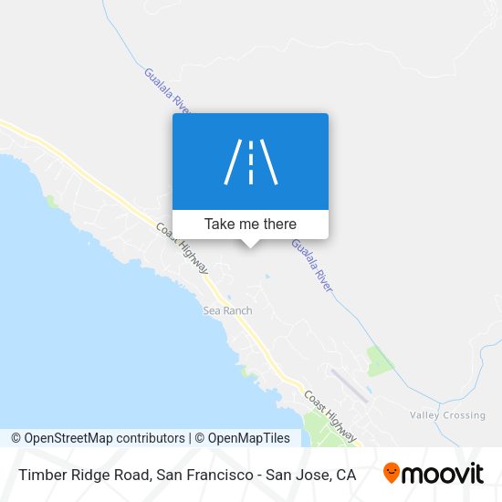 Timber Ridge Road map