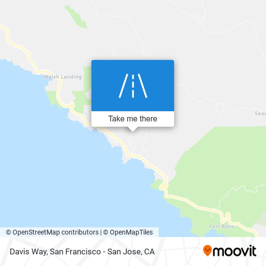 Davis Way map