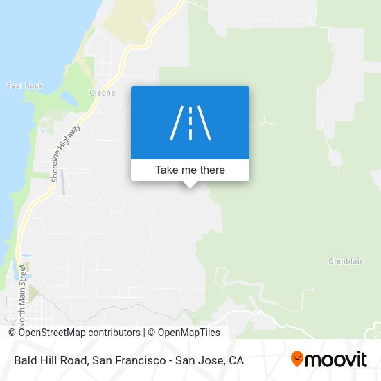 Mapa de Bald Hill Road