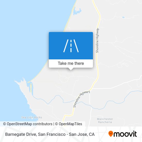 Mapa de Barnegate Drive
