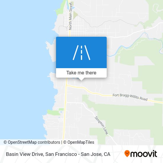 Mapa de Basin View Drive