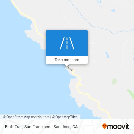 Mapa de Bluff Trail