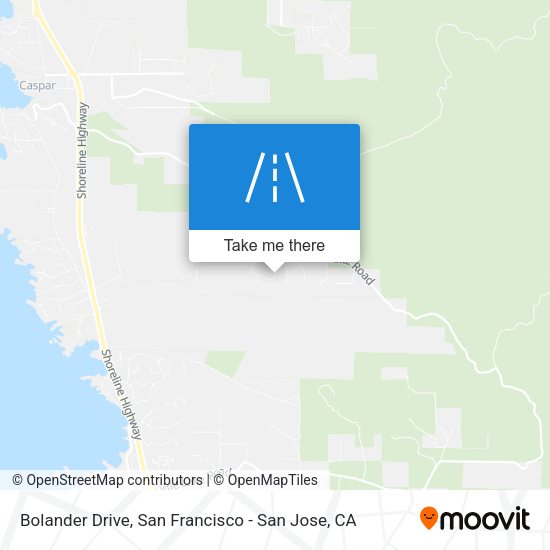 Mapa de Bolander Drive