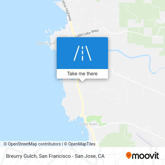 Mapa de Breurry Gulch