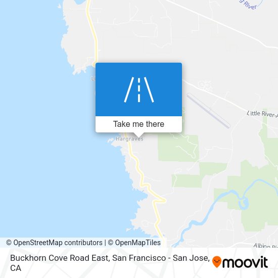 Mapa de Buckhorn Cove Road East