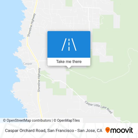 Mapa de Caspar Orchard Road
