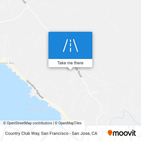 Country Club Way map