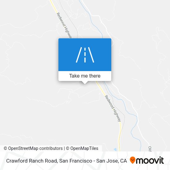 Mapa de Crawford Ranch Road
