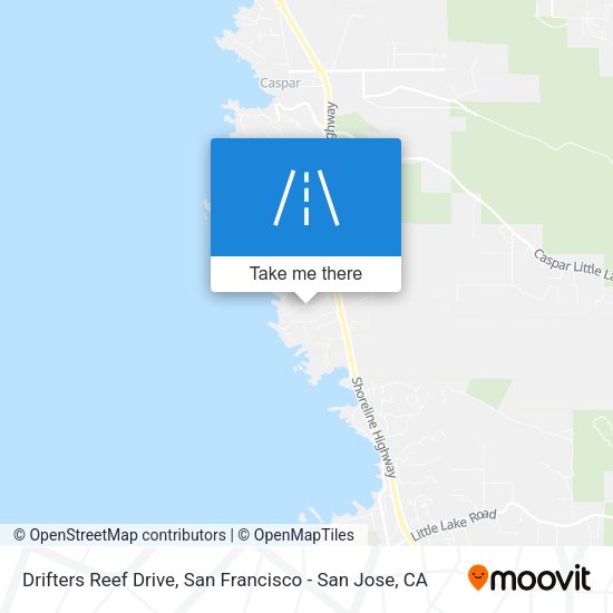Mapa de Drifters Reef Drive