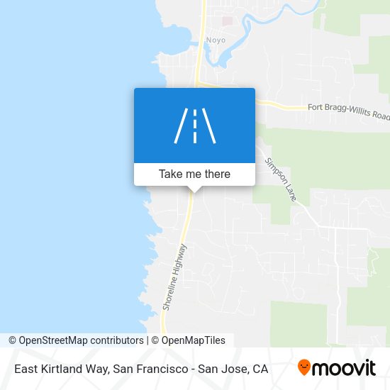 Mapa de East Kirtland Way
