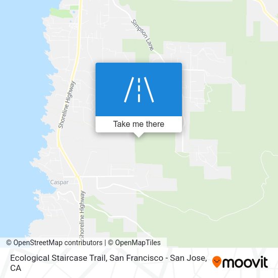 Mapa de Ecological Staircase Trail