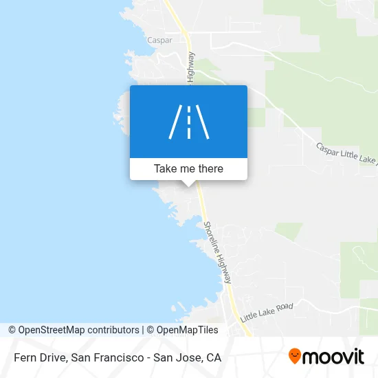 Fern Drive map