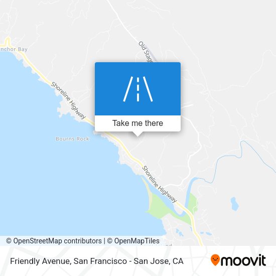 Friendly Avenue map