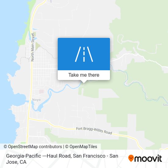 Georgia-Pacific ---Haul Road map