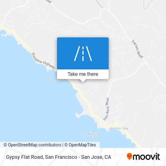Mapa de Gypsy Flat Road