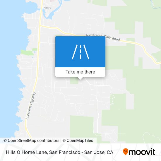 Mapa de Hills O Home Lane
