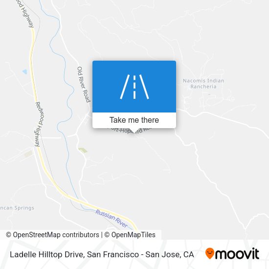 Mapa de Ladelle Hilltop Drive
