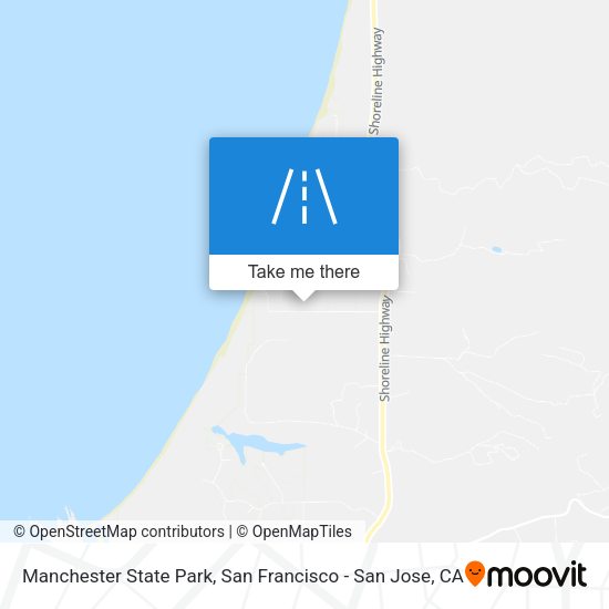 Manchester State Park map