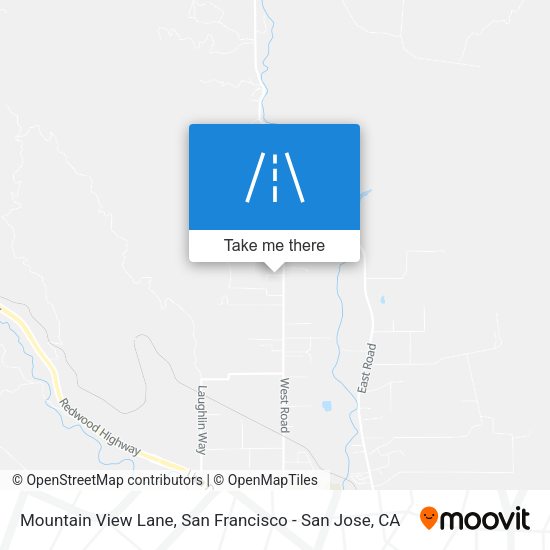 Mountain View Lane map