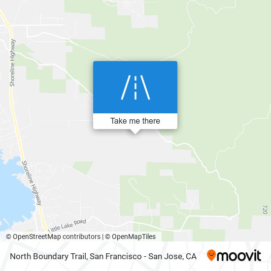 North Boundary Trail map