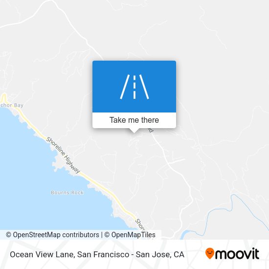 Mapa de Ocean View Lane