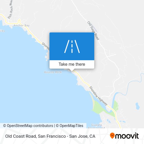 Mapa de Old Coast Road