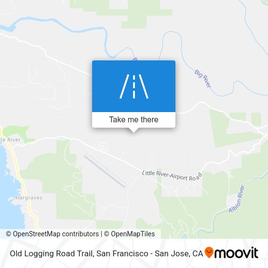 Mapa de Old Logging Road Trail