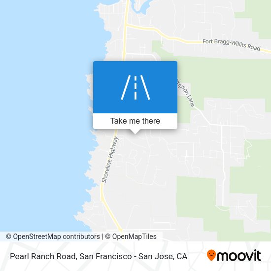 Pearl Ranch Road map