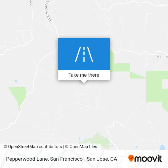 Mapa de Pepperwood Lane