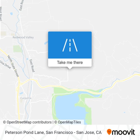 Peterson Pond Lane map
