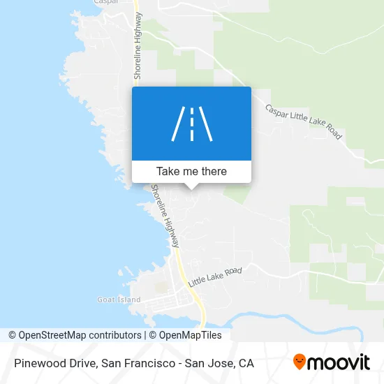 Pinewood Drive map