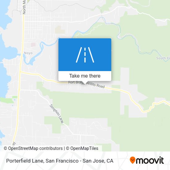 Porterfield Lane map