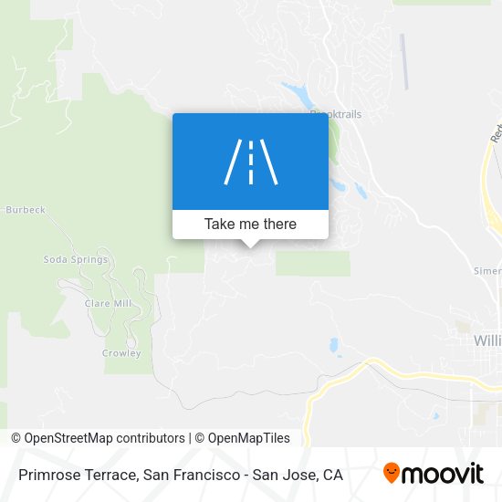 Primrose Terrace map