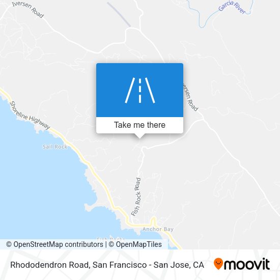 Rhododendron Road map