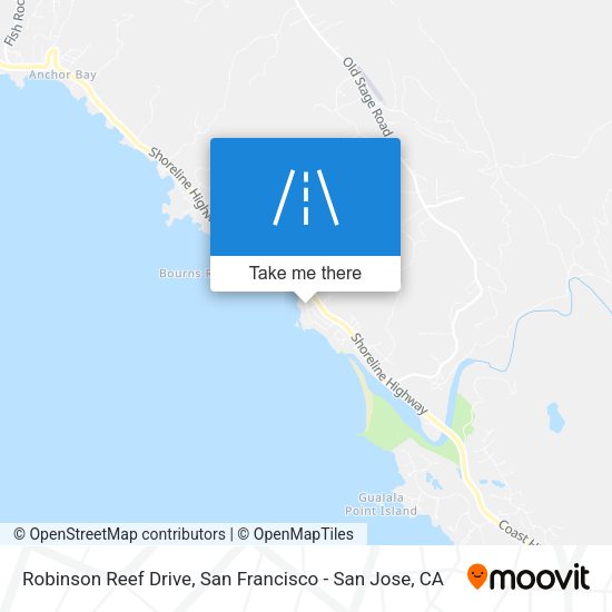 Mapa de Robinson Reef Drive