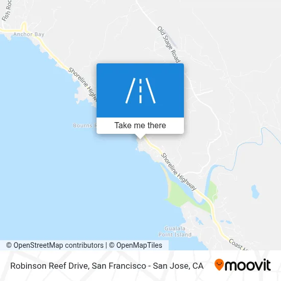 Robinson Reef Drive map