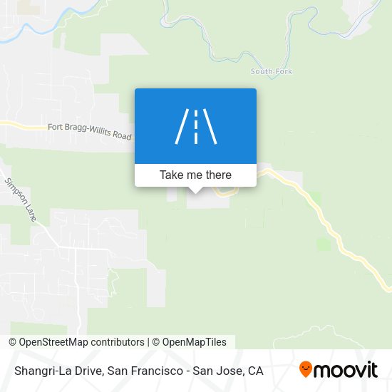 Shangri-La Drive map