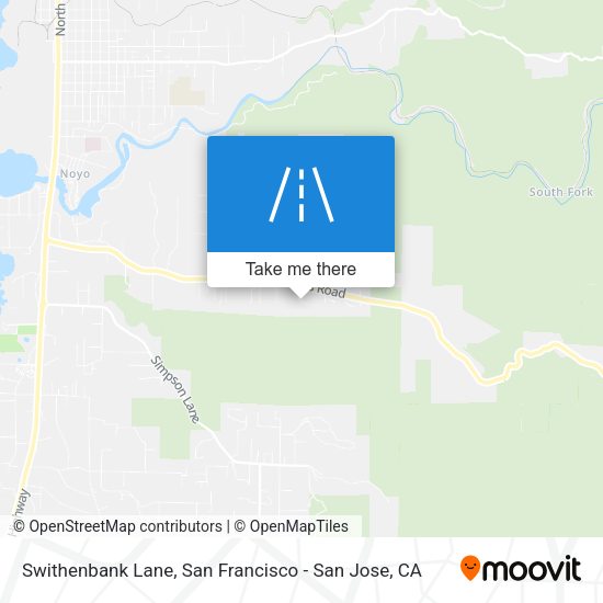 Mapa de Swithenbank Lane