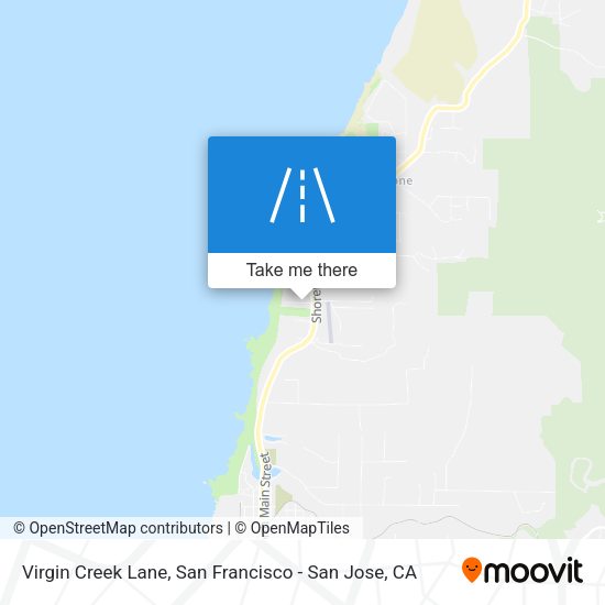 Mapa de Virgin Creek Lane