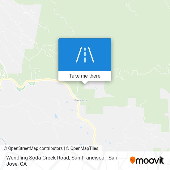 Mapa de Wendling Soda Creek Road