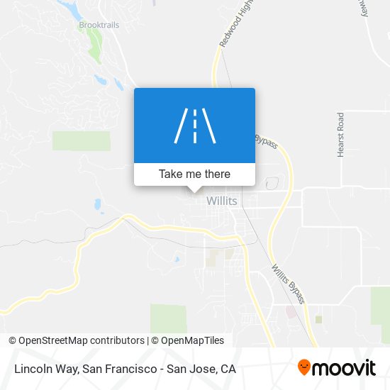 Mapa de Lincoln Way