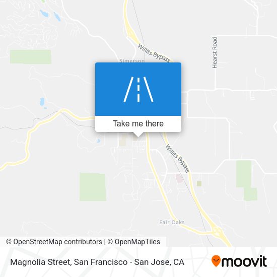 Mapa de Magnolia Street