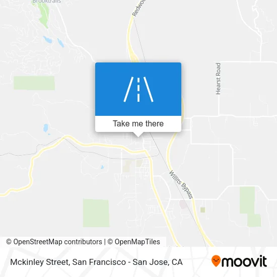 Mckinley Street map