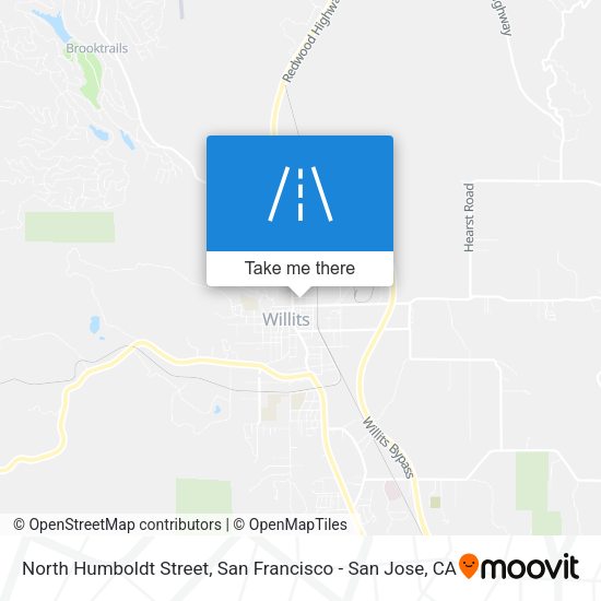 North Humboldt Street map